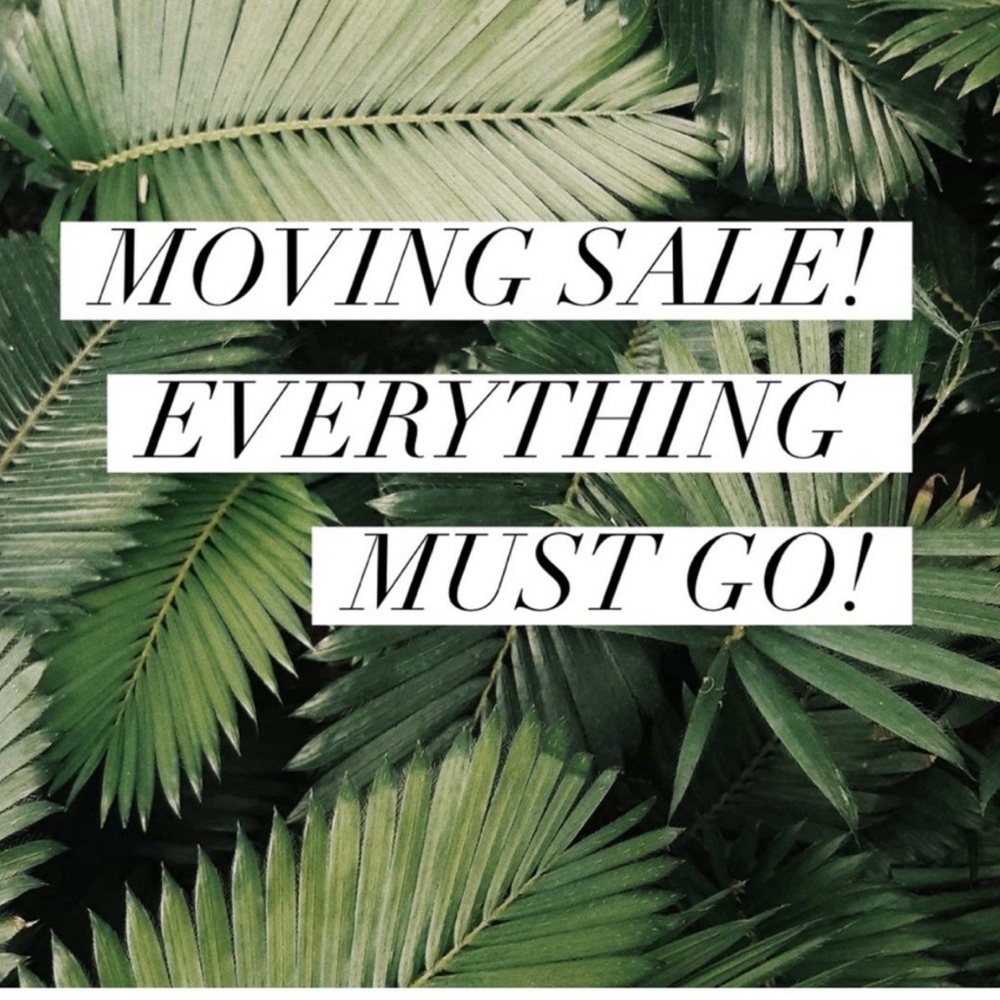 Moving Sale!